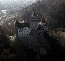 Helicopter tour over Bran Castle aka Dracula's Castle